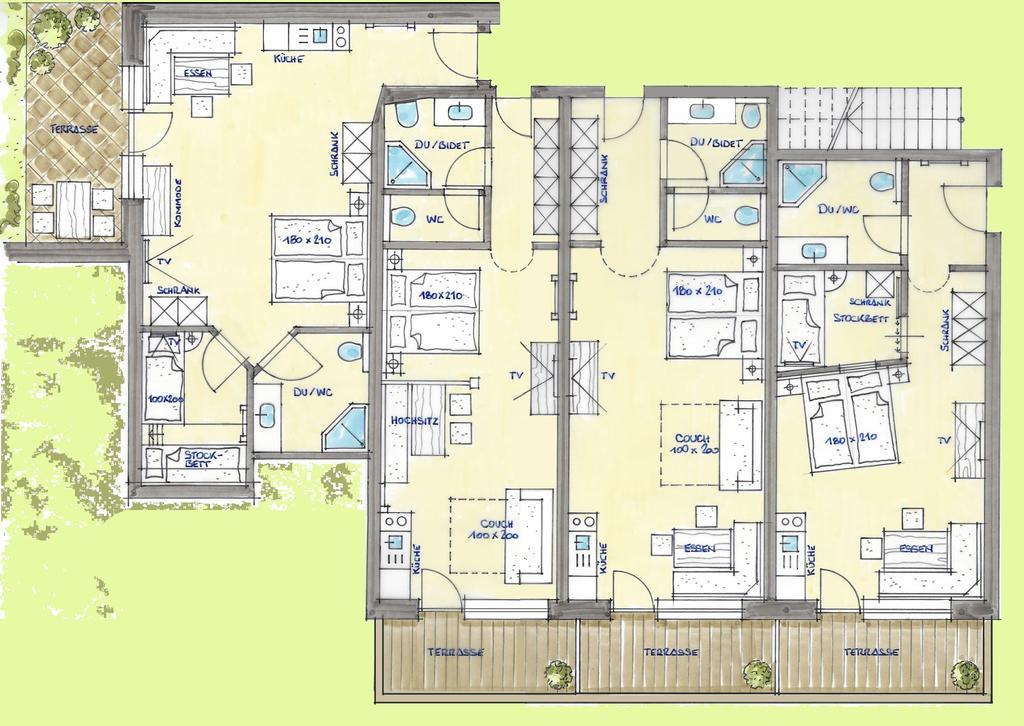 Appartements Stadlerhof كرامساش المظهر الخارجي الصورة